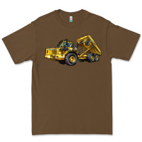 Cacao Articulated Hauler Premium Tee - LillyAllenDesigns
