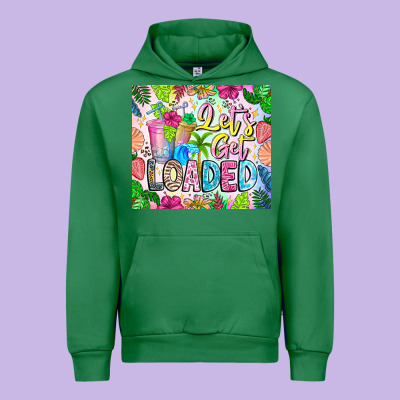 Lets Get Loaded Urban Hoodie Designed By Cowhidedigitalart