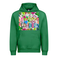 Emerald Lets Get Loaded Urban Hoodie - CowhideDigitalArt