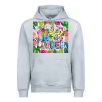 Heather Grey Lets Get Loaded Urban Hoodie - CowhideDigitalArt