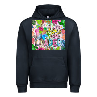 Navy Lets Get Loaded Urban Hoodie - CowhideDigitalArt