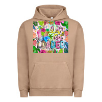 Pigment Burro Lets Get Loaded Urban Hoodie - CowhideDigitalArt