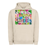 Pigment French Oak Lets Get Loaded Urban Hoodie - CowhideDigitalArt