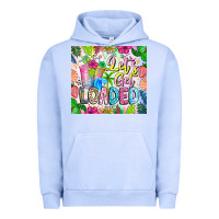 Pigment Grape Ice Lets Get Loaded Urban Hoodie - CowhideDigitalArt