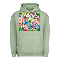 Pigment Oil Green Lets Get Loaded Urban Hoodie - CowhideDigitalArt