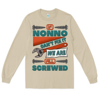 Mushroom if nonno can't fix it we are all screwed Long Sleeve Tee - Jasminsmagicworld