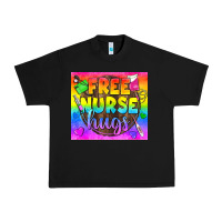 Black Free Nurse Hugs LGBTQ+ Tumbler Urban Heavy Tee - BundleAndBundleShop