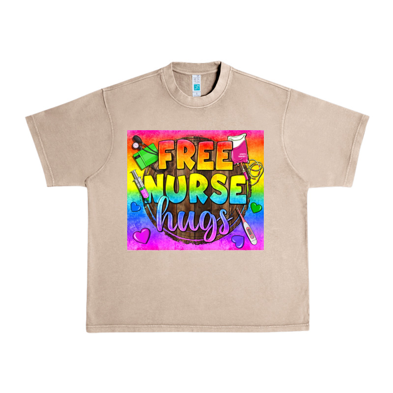 Free Nurse Hugs Lgbtq+ Tumbler Urban Heavy Tee by BundleAndBundleShop | Teevron