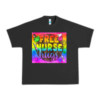 Pigment Black Free Nurse Hugs LGBTQ+ Tumbler Urban Heavy Tee - BundleAndBundleShop