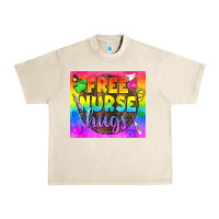 Sandshell Free Nurse Hugs LGBTQ+ Tumbler Urban Heavy Tee - BundleAndBundleShop