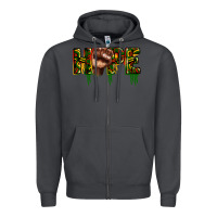 Smoke hope juneteenth Zipper Hoodie - CowGirlArtShop