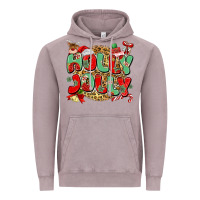 Vintage Zinc holly jolly christmas Vintage Hoodie - MaliasSmallBusiness