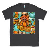 Smoke thanksgiving turkey with tartan seamless pattern bbs Classic Tee - BundleAndBundleShop