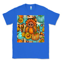 True Royal thanksgiving turkey with tartan seamless pattern bbs Classic Tee - BundleAndBundleShop