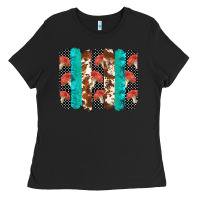 Black ladybug brushstrokes  2 Ladies Tee - BarkalooDesign
