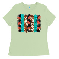 Matcha ladybug brushstrokes  2 Ladies Tee - BarkalooDesign