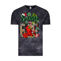 Cloud Black sassy elf Vintage Tee - MaliasSmallBusiness