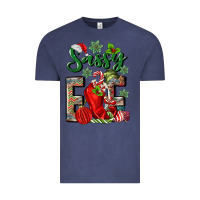 Vintage Denim sassy elf Vintage Tee - MaliasSmallBusiness