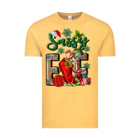 Vintage Mustard sassy elf Vintage Tee - MaliasSmallBusiness
