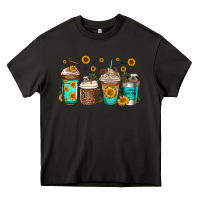 Asphalt sloth coffee cups Heavy Core Tee - Jasminsmagicworld