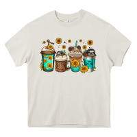 Cream sloth coffee cups Heavy Core Tee - Jasminsmagicworld