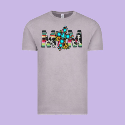 Mom Cross Vintage Tee Designed By Jahusdesignshop
