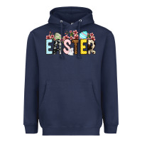 Navy Western Easter Heavyweight Hoodie - OliviaCreatesArt