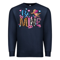Navy be mine valentine's day Premium Sweatshirt - OliviaCreatesArt