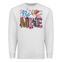 Oatmeal Heather be mine valentine's day Premium Sweatshirt - OliviaCreatesArt