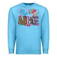 Ocean Blue be mine valentine's day Premium Sweatshirt - OliviaCreatesArt