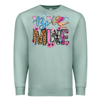 Seafoam be mine valentine's day Premium Sweatshirt - OliviaCreatesArt