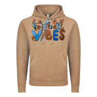 Vintage Coffee football vibes Vintage Hoodie - MaliasSmallBusiness