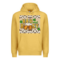 Antique Gold Bad and boozy Premium Hoodie - CowGirlArtShop