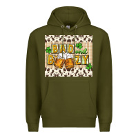 Army Green Bad and boozy Premium Hoodie - CowGirlArtShop