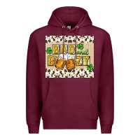 Burgundy Bad and boozy Premium Hoodie - CowGirlArtShop