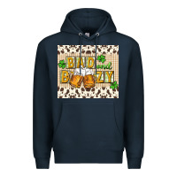 Navy Bad and boozy Premium Hoodie - CowGirlArtShop