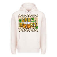 Pale Pink Bad and boozy Premium Hoodie - CowGirlArtShop