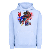 Pigment Grape Ice patriotic Love Urban Hoodie - CowhideDigitalArt
