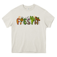 Cream fiesta cinco de mayo Heavy Core Tee - BarkalooDesign