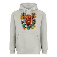 Western Leopard Cowhide Cow Horseshoe Heavyweight Hoodie | Teevron