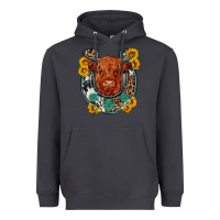 Smoke western leopard cowhide cow horseshoe Heavyweight Hoodie - OliviaCreatesArt
