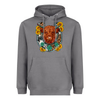Storm western leopard cowhide cow horseshoe Heavyweight Hoodie - OliviaCreatesArt