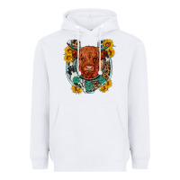 White western leopard cowhide cow horseshoe Heavyweight Hoodie - OliviaCreatesArt
