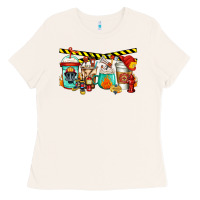 Firefighter Coffee Ladies Tee | Teevron