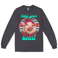 Smoke bless your heart pig Long Sleeve Tee - RanaPortraitStore