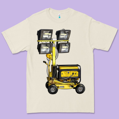 Towable Light Towers Premium Tee Designed By Lillyallendesigns