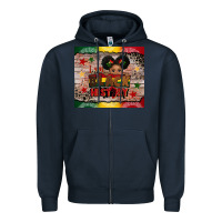 Navy i am black history Zipper Hoodie - CowGirlArtShop