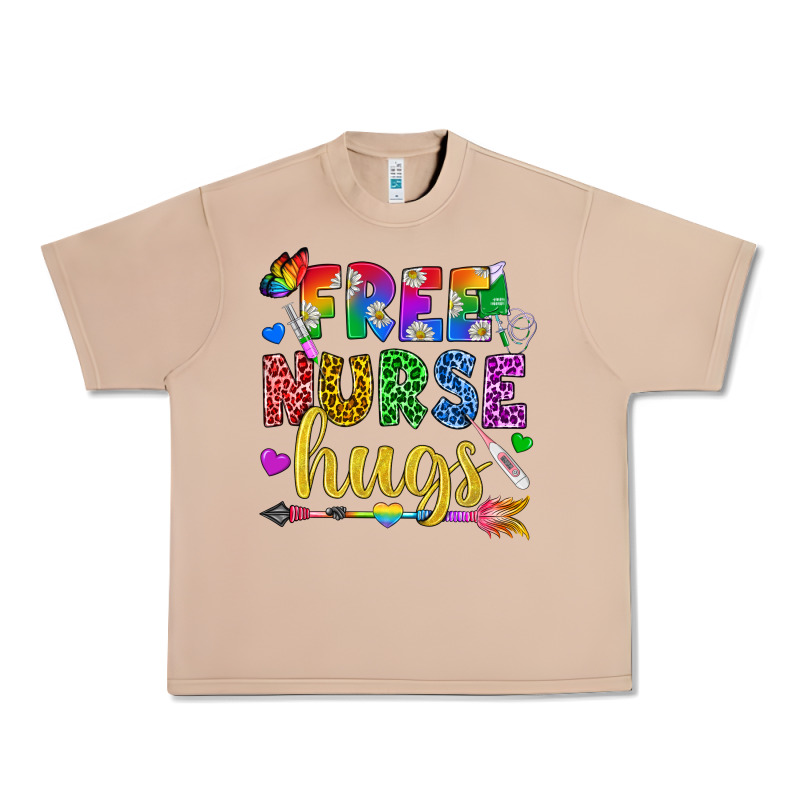 Free Nurse Hugs Pride Lgbtq+ Urban Heavy Tee by BundleAndBundleShop | Teevron