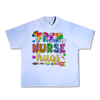 Grape Ice Free Nurse Hugs Pride LGBTQ+ Urban Heavy Tee - BundleAndBundleShop