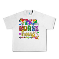 Lunar Rock Free Nurse Hugs Pride LGBTQ+ Urban Heavy Tee - BundleAndBundleShop